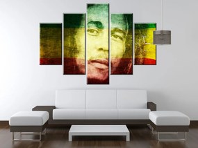 Gario Órás falikép Legendás Bob Marley - 5 részes Méret: 150 x 105 cm