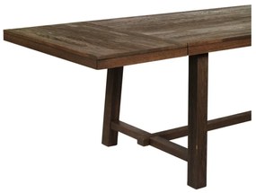 Brooklyn sötétbarna tölgyfa hosszabbító asztallap étkezőasztalhoz - Rowico