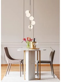 Zuma Line P0574-05E-F7AA - Csillár zsinóron ARCTURUS 5xG9/4W/230V arany