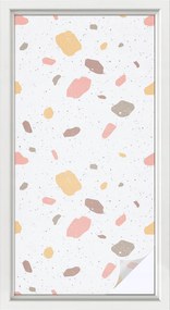 Ablakvédő fólia Absztrakt terrazzo 50x100 cm