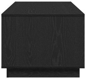 Fekete Tölgy Coffee Table 102x55x43 cm Mérnöki Fából készült