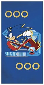 Sonic a sündisznó fürdőlepedő, strand törölköző 70x140cm (Fast Dry)