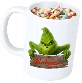 Karácsonyi Bögre Nyomott Mintás Ajándék Mikulás Névvel