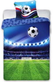 Pamut ágyneműhuzat Deluxe 3D Futball Gól 200x140cm+90x70cm Faro