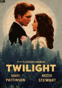 Poszter 21x30 cm Alkonyat Twilight Edward Bella A4 Pattinson Kristen Stewart