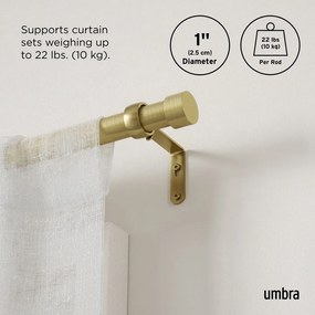 Acél bővíthető függönykarnis 305 - 457 cm Cappa – Umbra