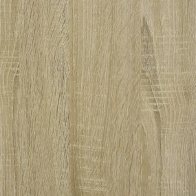 sonoma tölgy színű szerelt fa dohányzóasztal 90x44,5x45 cm