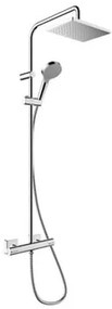 Hansgrohe Vernis Shape zuhanyrendszer termosztatikus csapteleppel króm 26286000