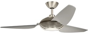 Kichler KLF-VOYA-60-BS -LED Dimmelhető mennyezeti ventilátor VOYA LED/14W/230V + távirányító
