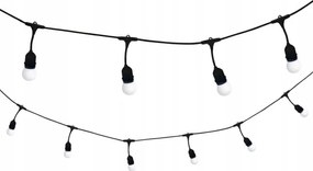 5,6m hosszú kerti girland pavilon lánc 10 db Goldlux izzóhoz