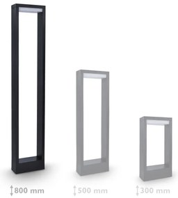 Brilagi - LED Kültéri lámpa RAGUSA LED/7W/230V 3000/4000/6000K IP54 80 cm