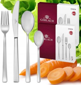 48 Darabos ĂtkĂ©szlet 12 SzemĂ©lyre, FĂ©nyes, DĂszdobozban Gerlach Onda AkciĂłs!