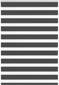 vidaXL zebrafüggönnyel fekete szövetszélesség 100,9 cm poliészter