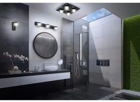 Ledvance-LED Fürdőszobai fali lámpa ORBIS FLAME 3xLED/5,5W/230V IP44 fekete