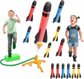 Pneumatikus rakéta szett kültéri játék gyerekeknek ajándék rakéta