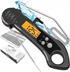 Konyhai Hőmérő -50-300°C Vezeték Nélküli Digitális LCD Steak Hús Szonda