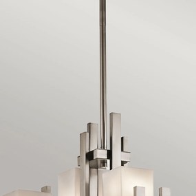 Kichler modern csillár city lights fehér nikkel elskl-city-lights7a