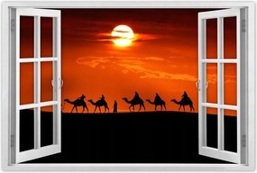 Poszterek 60x40 Karaván naplemente