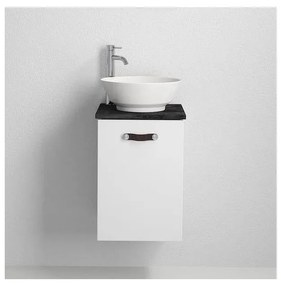 TAARNHOLM fehér fürdőszobaszekrény mosdóval