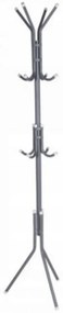 Stabil erős Fém Praktikus mobil ruhafogas, 175 cm magas, 32 mm, csővastagság, szürke