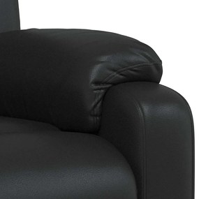 vidaXL fekete műbőr dönthető masszázsfotel