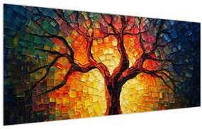Kép - Az élet fája mozaikban (120x50 cm)