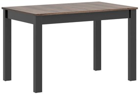 Asztal Boston 481Monastery tölgy, Fekete, 75x75x120cm, Hosszabbíthatóság, Laminált forgácslap, Laminált forgácslap