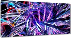 Vászonkép 115x55 Lila fülbevaló Tüskék