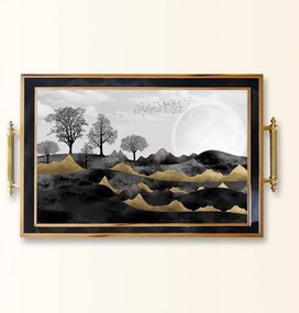 Üveg tálca, 38×24 cm – TPA9827