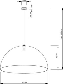 Függeszték Arany SFERA SIGMA 32299