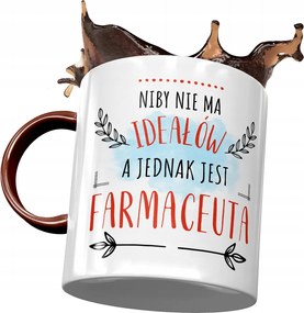 Bordó Bögre Gyógyszerésznek Nincs Ideál Nyomtatott Fotóval