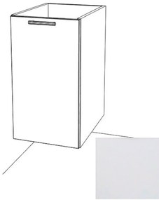 Alsó szekrény 45cm fehér szőnyeg B4572BM