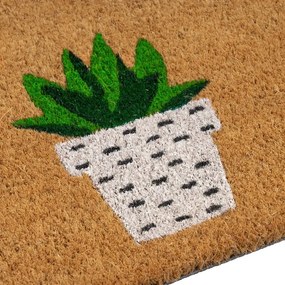 Kókuszrost lábtörlő 25x75 cm Cactus – Casa Selección