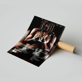 Poszter Album King Von Welcome To O'Block 50x70 cm Ajándék ötlet