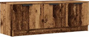vidaXL TV szekrény Régi fa 102x35x36,5 cm Gépelt fa