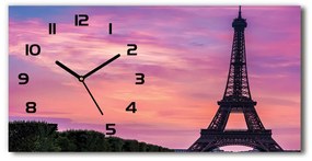 Négyszögletes üvegóra vízszintesen Párizsi eiffel-torony pl_zsp_60x30_f_74472926