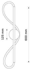 Polux EMMA 327994 Fali lámpa 1x19W/LED 4000K 2230lm IP20