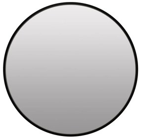TELA fekete kerek tükör Tükör átmérője: 40 cm