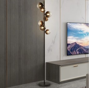 Brilagi - MILLA LED állólámpa 7xG9/3W/230V barna/füstös barna