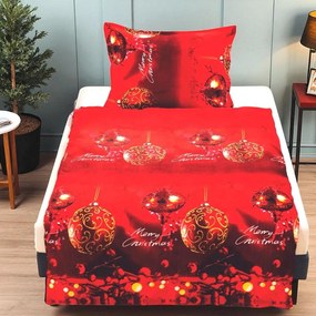 Mikroplüss ágynemű Homa LEVINA RED CHRISTMAS 140x200 cm