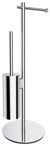 OMNIRES MP60810CR - Toalettpapír és WC kefe tartó MODERN PROJECT króm