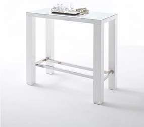 JAM Magasfényű Fehér Bárasztal 120cm