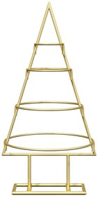 Fém karácsonyfa állvánnyal Arany 60 cm Porszórt Acél