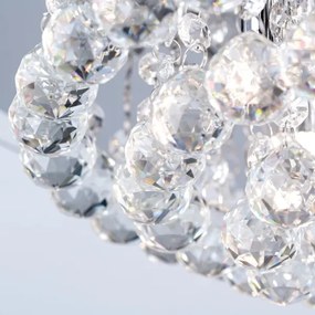 Orion DLU 2378/4/38-Kristály mennyezeti lámpa GLORIA 4xG9/40W/230V átm. 38 cm króm