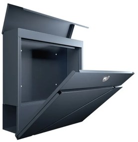 Modern, postaláda Időjárásálló, kültéri antracit