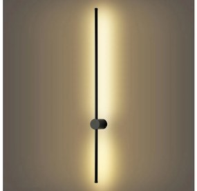 Brilagi - LED kültéri fali lámpatest AURA LED/20W/230V 3000K IP54 fekete