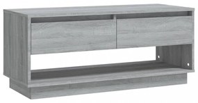 szürke sonoma színű szerelt fa TV-szekrény 102x41x44 cm