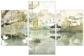 Kép - Kínai tó (90x60 cm)