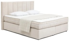Bézs boxspring ágy 160x200 cm Olia Bold Line – Bonami Selection