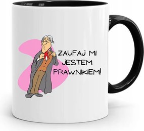 Fekete Bögre Ügyvédnek Mr. Mecenas fényképes nyomattal